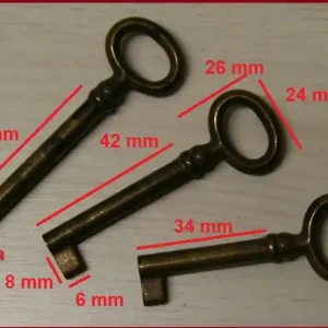 Chiave per mobile anticata 337180420n03 gambo 53mm 8892-53 Koopje
